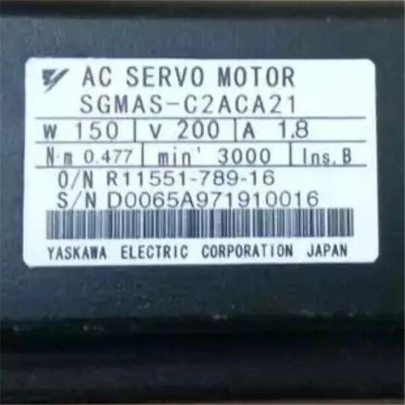 Tested Working SGMAS-C2ACA21 AC SERVO MOTOR