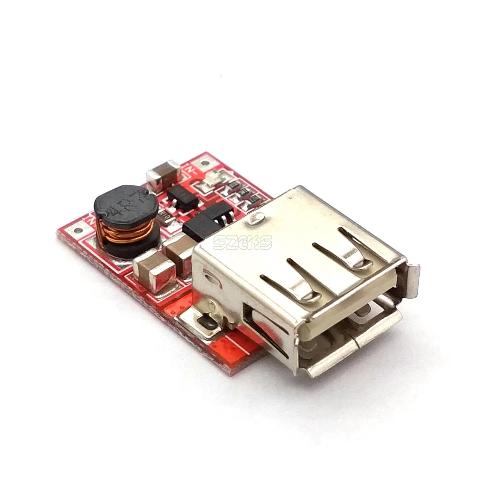 DC-DC Converter Output Step Up Boost Power Supply Module 3V To 5V 1A USB Charger For Phone MP3 MP4 96% Efficiency