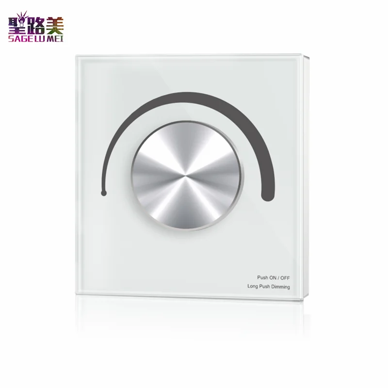

DC12-24V T1-K/T2-K/T3-K Rotary Touch Glass Panel DIM/CCT/RGB LED Controller Dim for single color/color temperature/RGB led tape