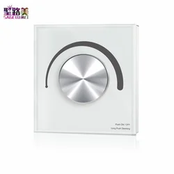 DC12-24V T1-K/T2-K/T3-K Rotary Touch Glass Panel DIM/CCT/RGB LED Controller Dim for single color/color temperature/RGB led tape