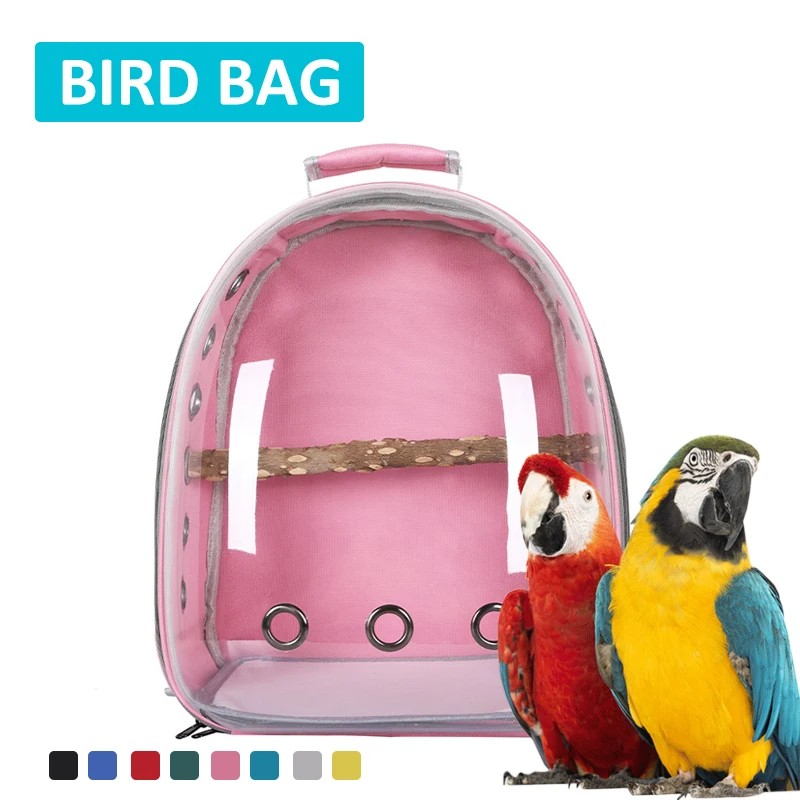 

Transparent Bird Travel Backpack Space Capsule Portable Oxford Cloth Parrot Bird Travel Backpack Bird Carrier Bag Pet Supply