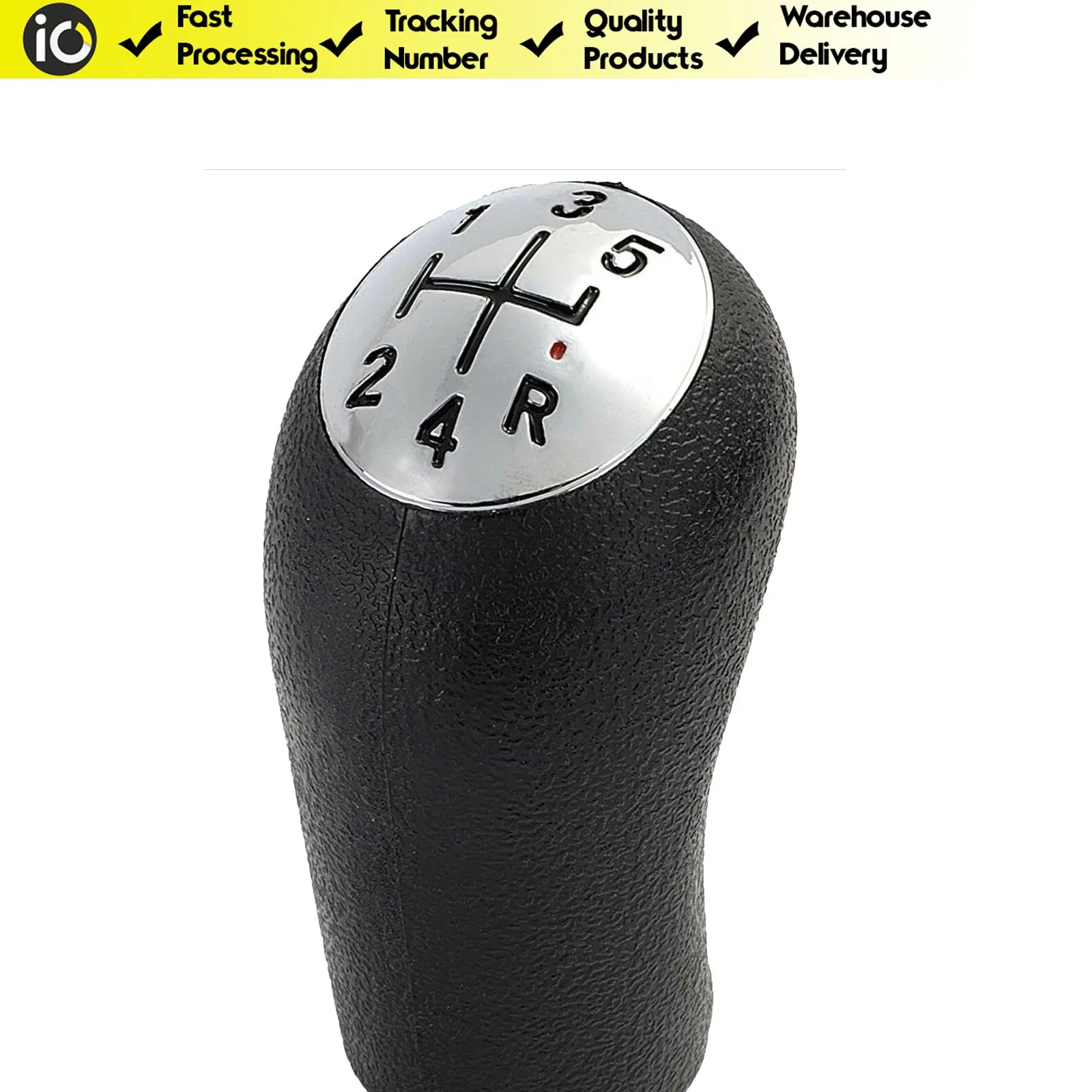 5 Speed Gear Shift Stick Knob Black Chrome for Clio 3 III Megane 2 II Scenic 2 II Symbol 8200079112 Fast Shipment From Warehouse