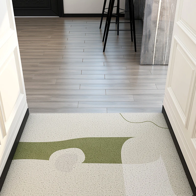 

Large Household Floor Mats Carpet Bathroom Kitchen Mat Hallway Entrance Door Mat Carpet Can Be Cut Non-slip Custom PVC Door Mat