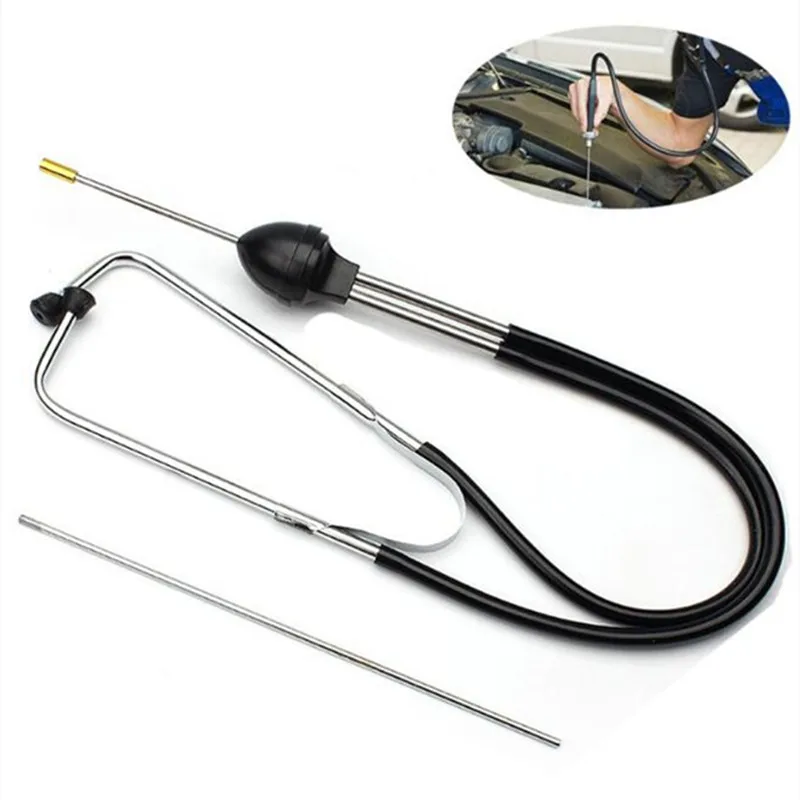 Car Stethoscope Auto Mechanics Engine Cylinder Stethoscope Hearing Tool Auto Engine Tester Diagnostic Tool Universal Car Styling