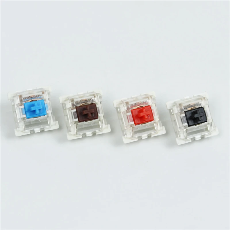 10/30/60/90/110/200pcs Dust-proof Switch Mechanical Keyboard Switches Ciy Black Blue Brown Red Shaft