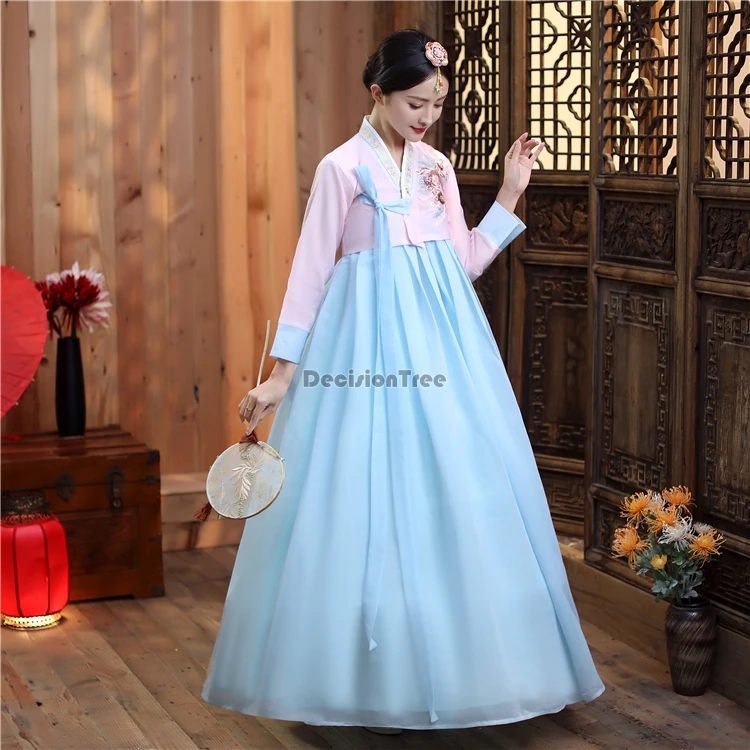 2023 traditional korean clothing for women hanbok dress ancient costume retro court korea stage performance wedding dance dress