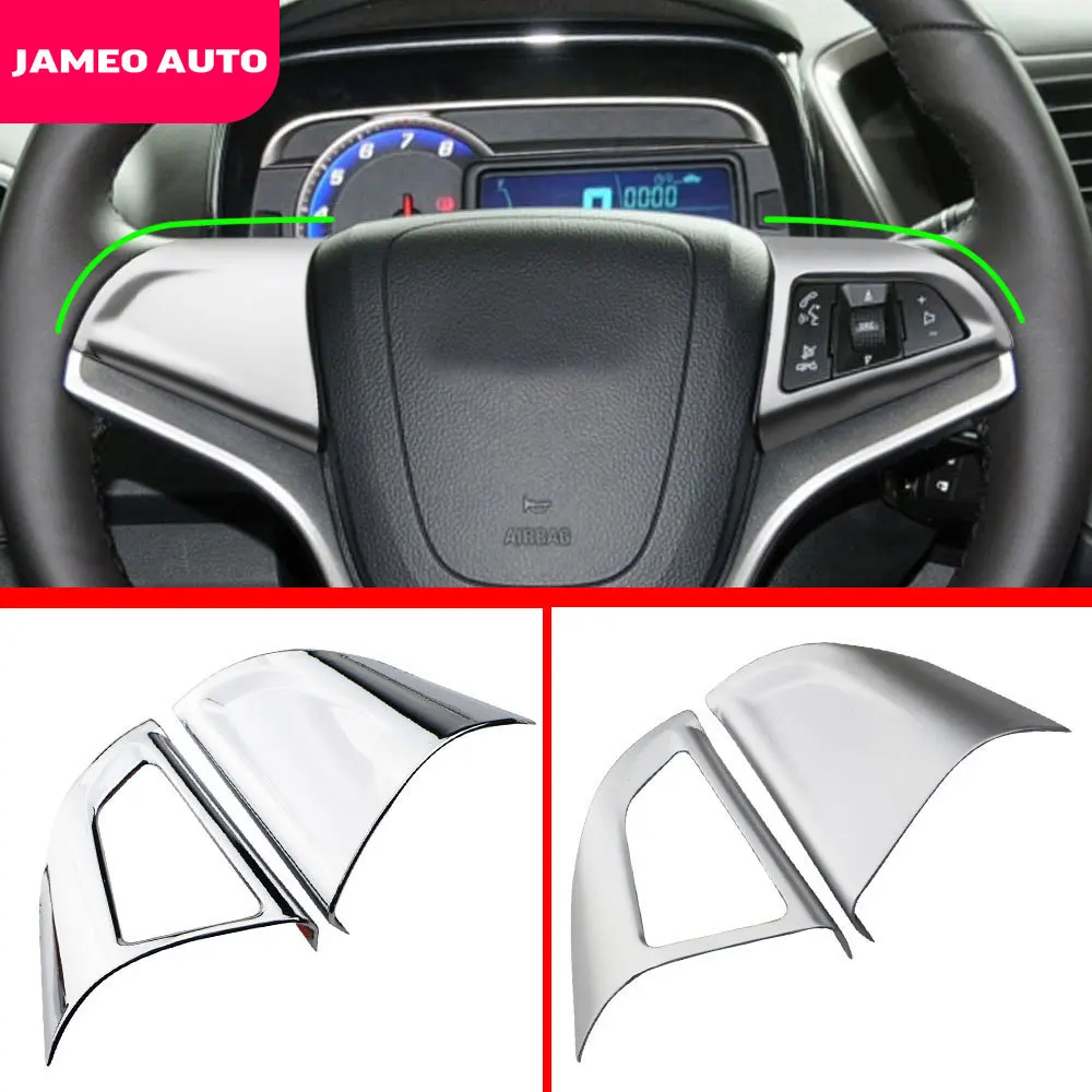 Jameo Auto Car Styling Steering Wheel Buttons Protection Cover Trim Sticker Fit for Chevrolet Orlando Accessories