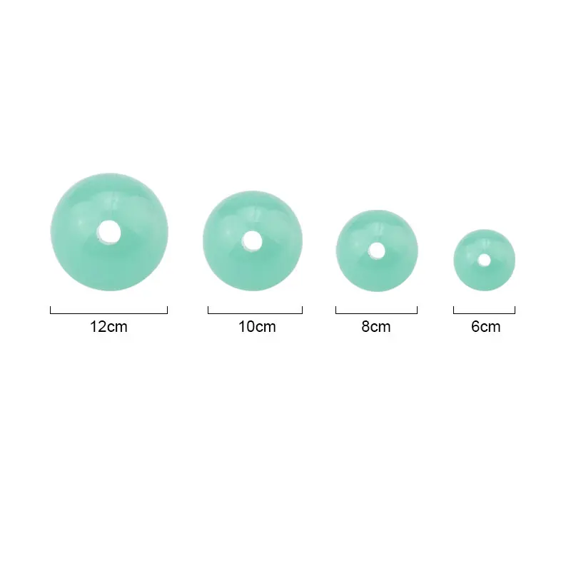 6mm 8mm 10mm 12mm Acrylic Luminous Beads Glow In The Dark Loose Spacer Beads For Jewellery Marking Necklace Bracelet DIY