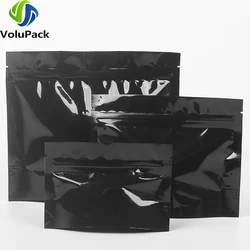 Aluminum Foil Mylar Coffee Storage Bags,Stand Up Heat Sealing,Zip Lock Pouch,Eco Smell Proof Packaging Bags,High Quality,100 Pcs