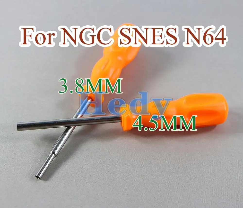 1pc 3.8mm and 4.5mm Security Screw Driver Screwdriver Bit for Nintendo NGC SNES N64 NES Gameboy SFC WII