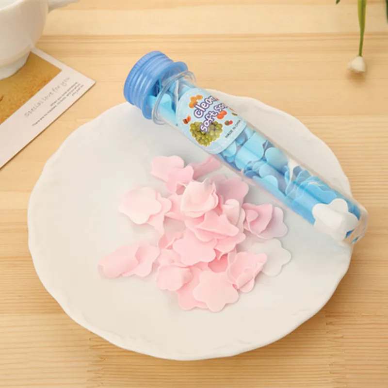 Portable Disposable Hand Washing Test Tube Soap Fruity Foaming Flower Piece Student Opening School Outdoor Travel Outfit