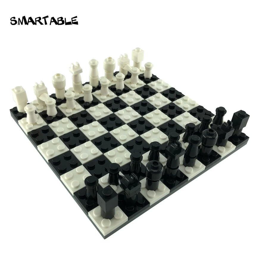 Smartable Iconic Chess Set MOC Parts Building Blocks Toys Set For Kids DIY Educational Compatible Major Brands Christmas Gift