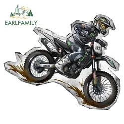 EARLFAMILY 13cm x 10.7cm for MUD FIM Motocross World Championship Car Stickers Waterproof Decals JDM Accessoires Sunscreen