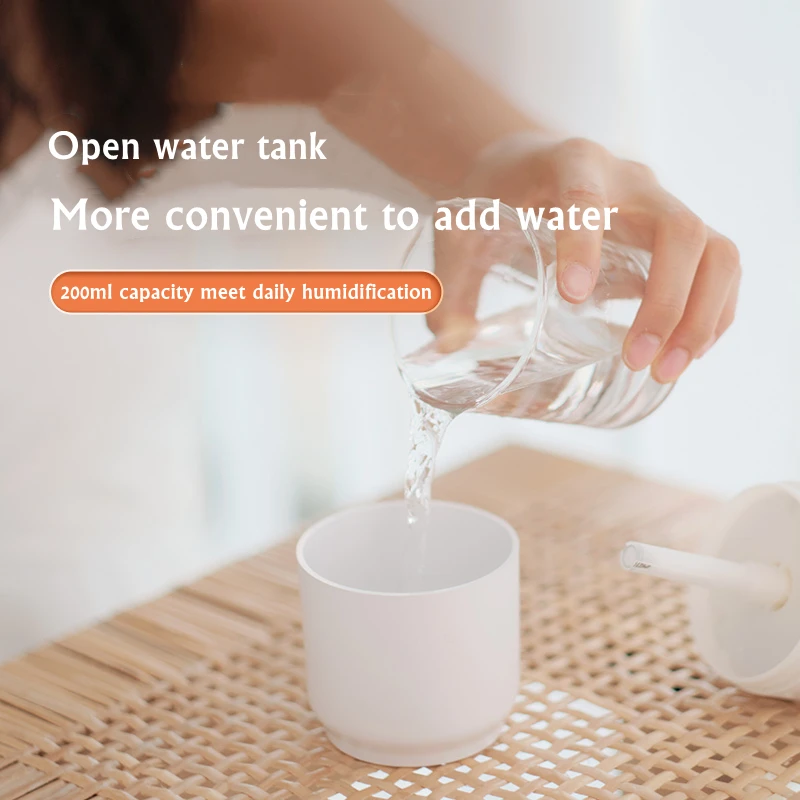 Criativo zip-top pode umidificador de ar usb névoa criador fogger com luz led colorida para casa carro portátil mini difusor de aroma