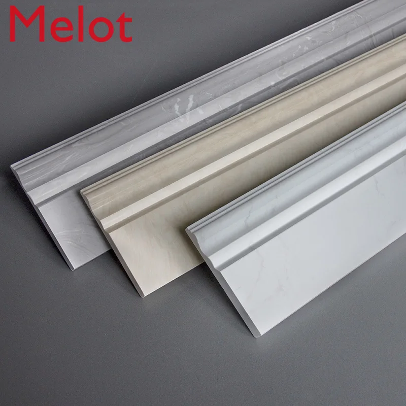 Marble Baseboard European Style Pastoral Style Skirting Line Tile White Skirting Board Floor Tile