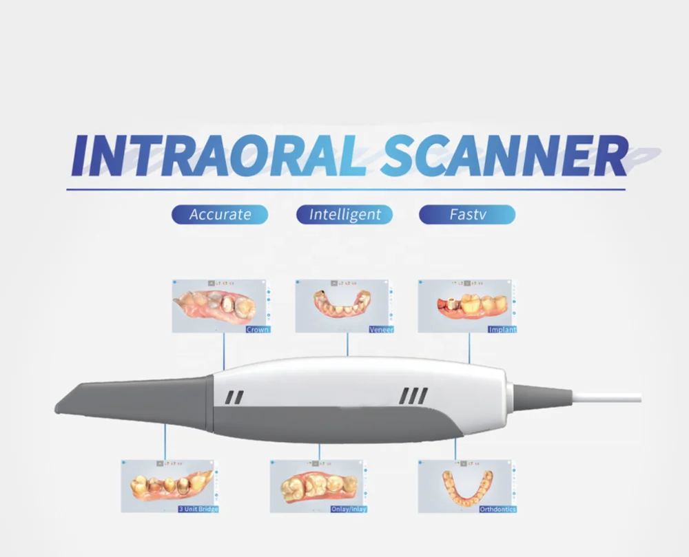 Green Portable Intro Oral Scanner for Dentist and Dental Clinic Wireless Intro Oral Scanner