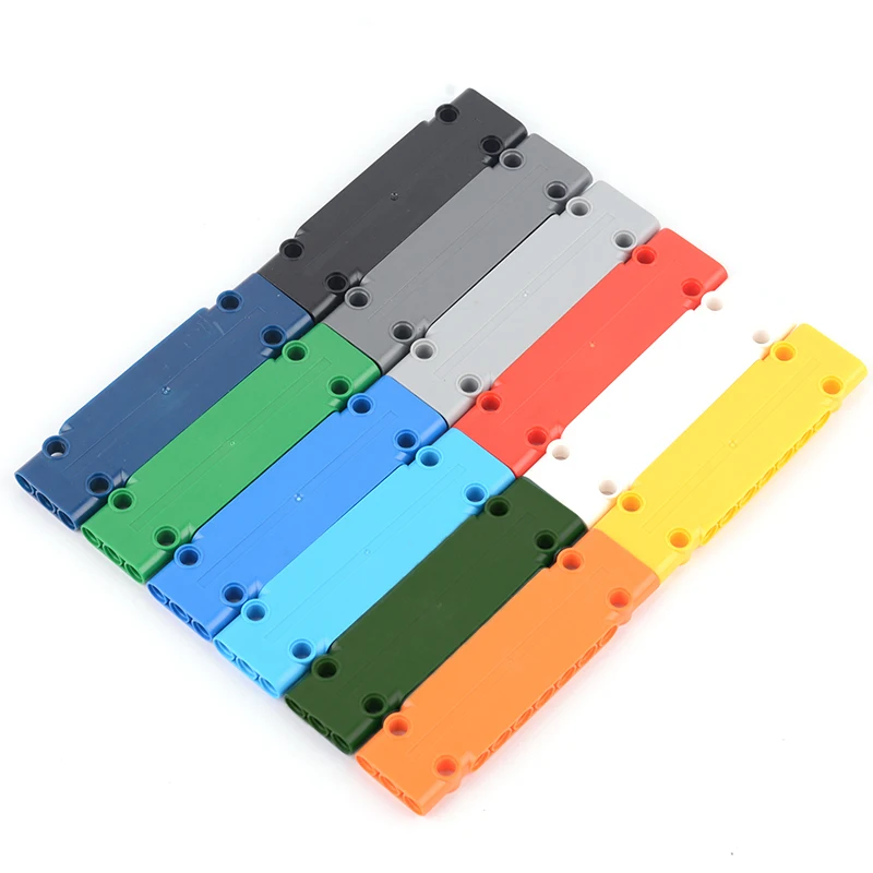 10Pcs/Lot Technical Panel 3X11x1 Plates Board 15458 Car Truck MOC Brick Parts Compatible with MOC Building Blocks Panels Toys