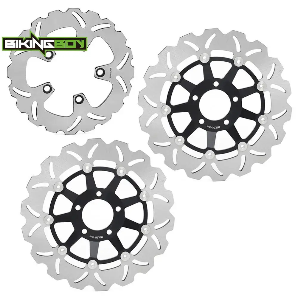 BIKINGBOY For Bandit GSF 1200 / S 96-05 RF 900 R 94-99 GSX 1200 FS Inazuma 98-02 GS 1200 SS 01 Front Rear Brake Discs Rotors