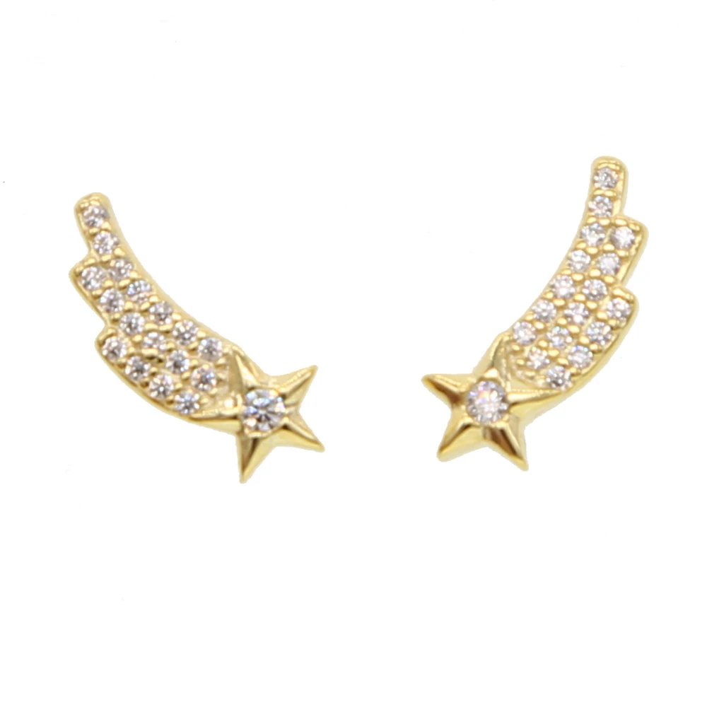 

Женские серьги из серебра 925 пробы, с фианитами