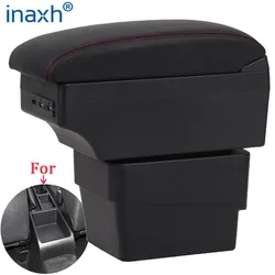 For Skoda Octavia Armrest For Skoda Octavia Mk3 A7 2014-2017 Car Armrest box Retrofit parts Storage box car accessories USB
