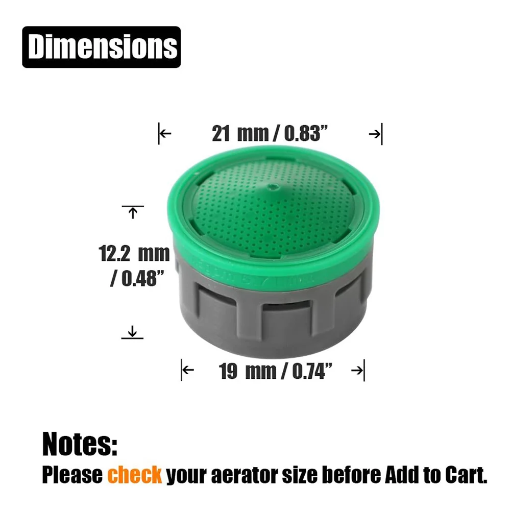 10 Pcs Faucet Aerator Faucet Flow Restrictor Replacement Parts Insert Aerator For Bathroom Or Kitchen