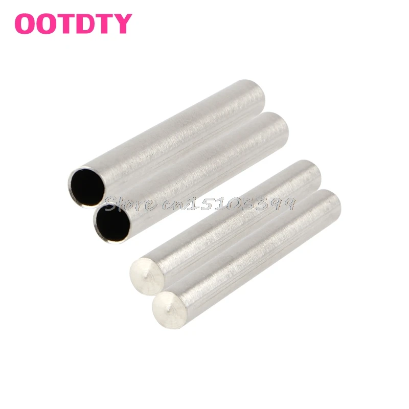 10Pcs 6*50mm PT100 DS18B20 Temperature Sensor Casing Pipes Protective Sleeve Drop Ship