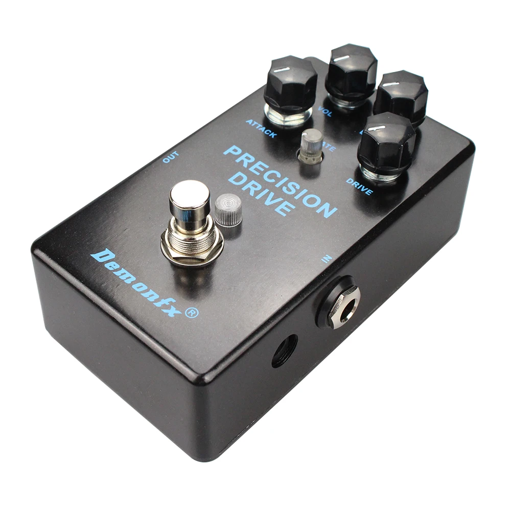 Nova demonfx alta qualidade precisão unidade overdrive & portão pedal efeito guitarra pedal overdrive pedal