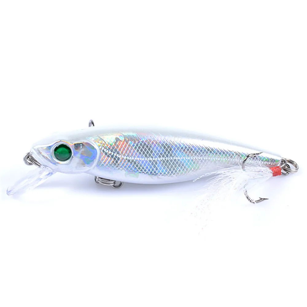 1pcs Trolling Minnow Fishing Lure 8.6cm 9.1g Crankbait Hard Artificial Bait Deep Water Wobblers Trout Pike Carp Bass Tackle