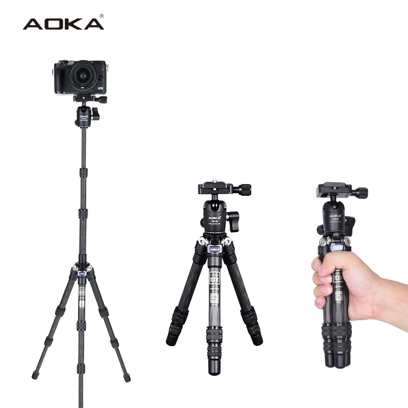 KB20 볼헤드를 탑재한 미니 카본파이버 삼각대, AOKA CMP163C로 촬영의 안정성과 휴대성을 동시에 잡아보세요