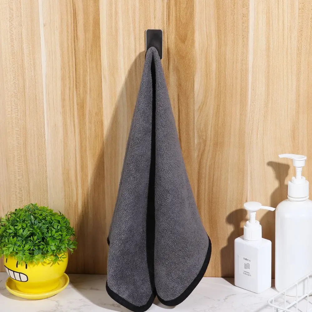 Stainless Steel Wall Hook Self Adhesive Sticky Kitchen Home Bathroom Key Bag Hanger Storage Hanging Holder Waterproof Towel Rack