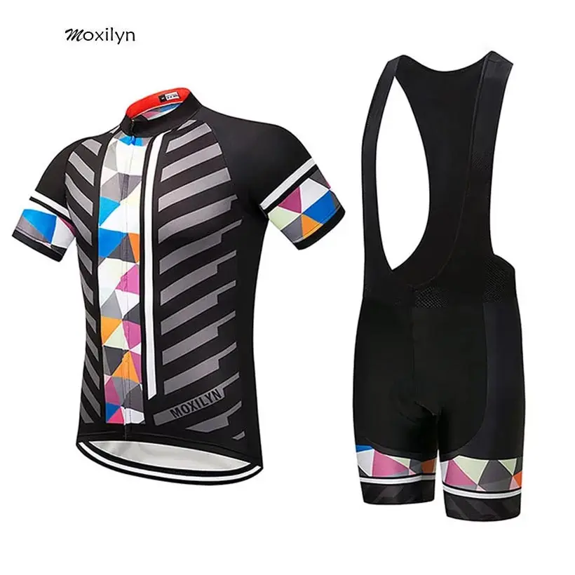 Moxily 2019 Pro Summer Cycling Jersey Set Mountain Bike Clothing MTB Bicycle Clothes Wear Maillot Ropa Ciclismo Men Cycling Set