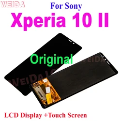 100% Original LCD For Sony Xperia 10 II LCD Display Touch Screen Digitizer Panel Assembly For Sony 10II LCD Display Replacement