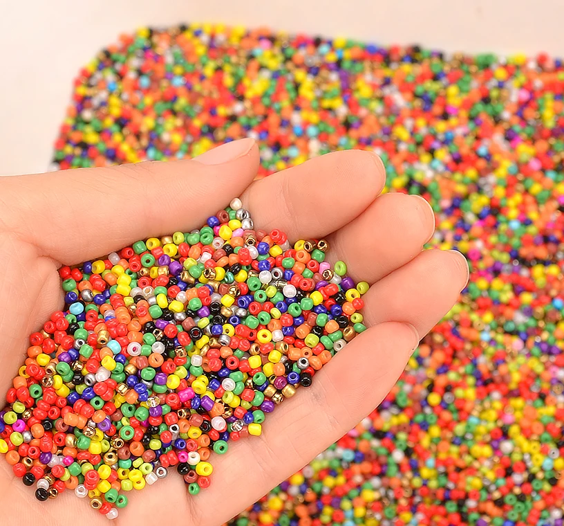 1000pcs 2mm Charm Czech Glass Seed Beads For Jewelry Making DIY Bracelet Necklace Earring Clothes Accessories cuentas de semilla