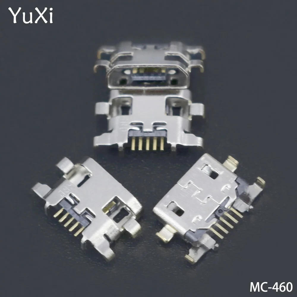 

YuXi 100pcs/lot For Lenovo Vibe A7020 K52t38 K52e78 K5 Note For Meizu Micro mini USB jack socket charging Port Dock Connector