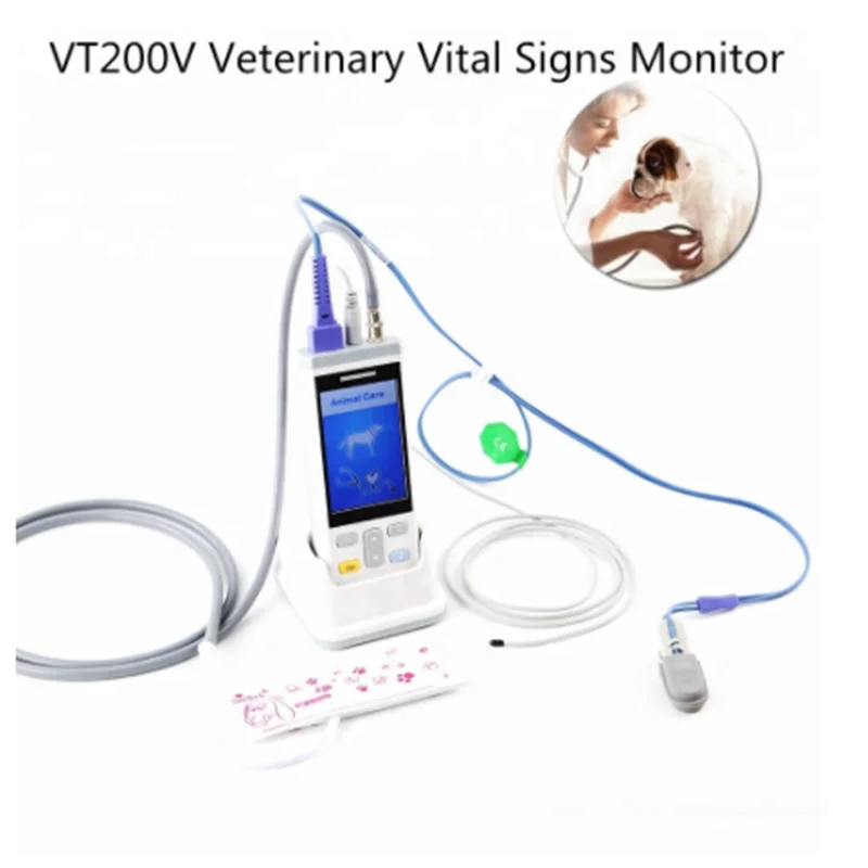 

3.5 Inch Handheld Portable Veterinary Vital Sign Monitor Animal Use Monitor for Cat/Dog,Mouse Use,Pet Shop