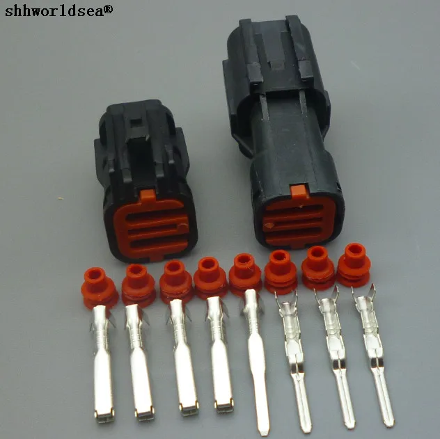 

shhworldsea 4P MG640333-5 MG610331-5 male female waterproof electrical auto KET 4 Pin Connector