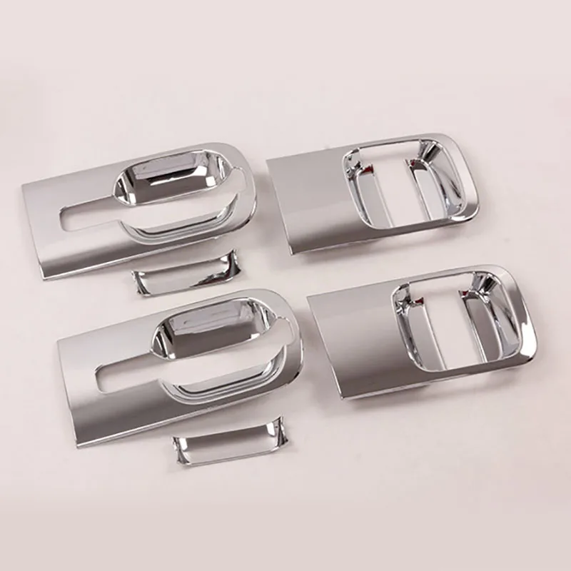 6Pcs/Set Car ABS Chrome Door Handle Bowls Cover for Hyundai Grand Starex H1 I800 2018-2020 Car Accessories