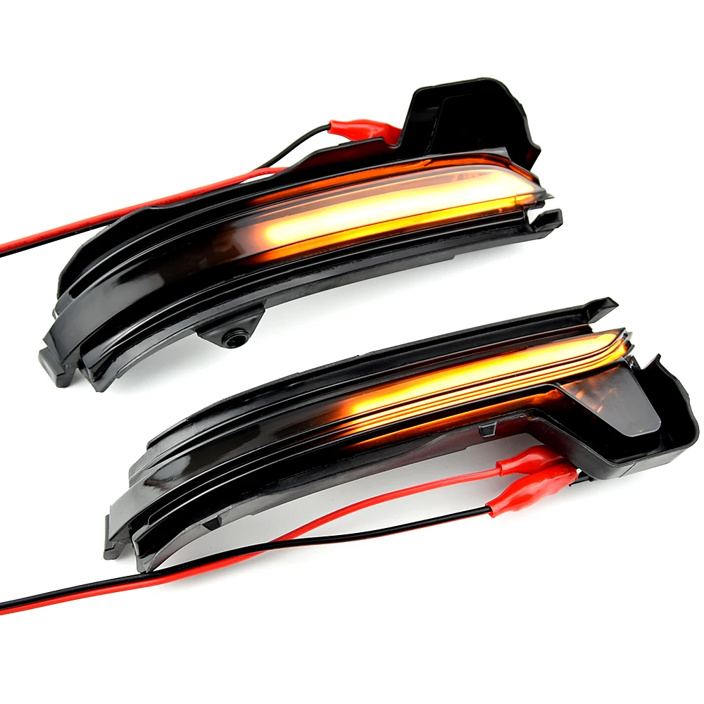For SKODA KAROQ 2017‑2020 KODIAQ 2016‑2020 Dynamic LED Turn Signal Blinker Flowing Water Flashing Light Car Accessory view 4