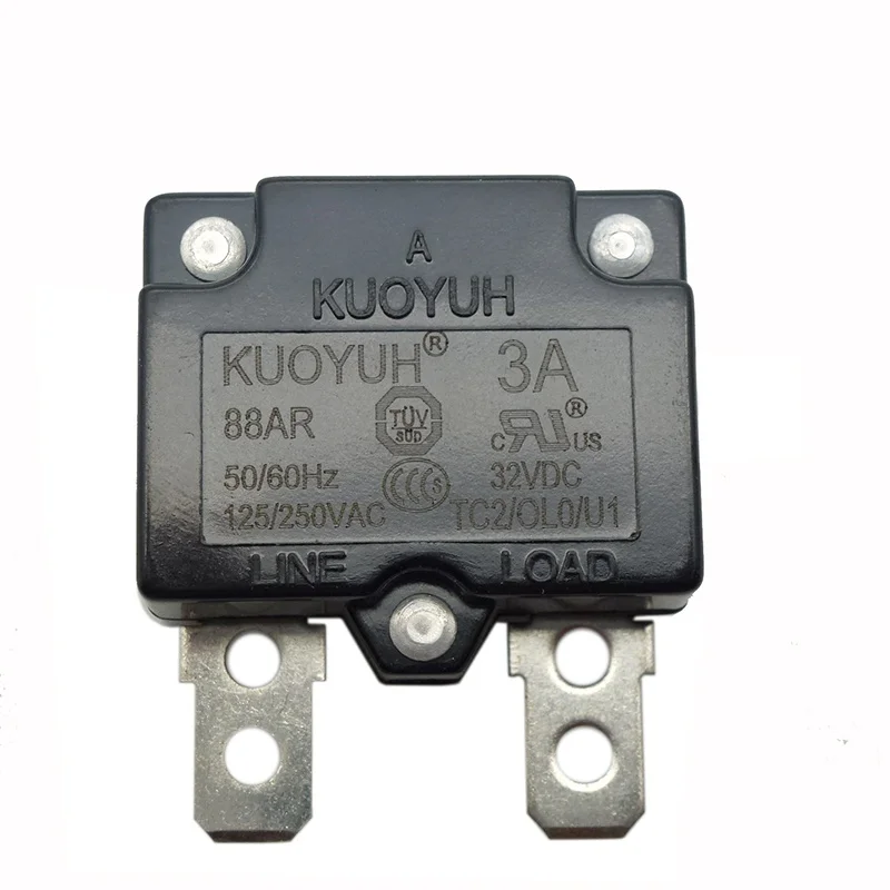 قواطع دوائر KUOYUH 88AR-3A التيار الزائد حامي الزائد التبديل التلقائي إعادة تعيين