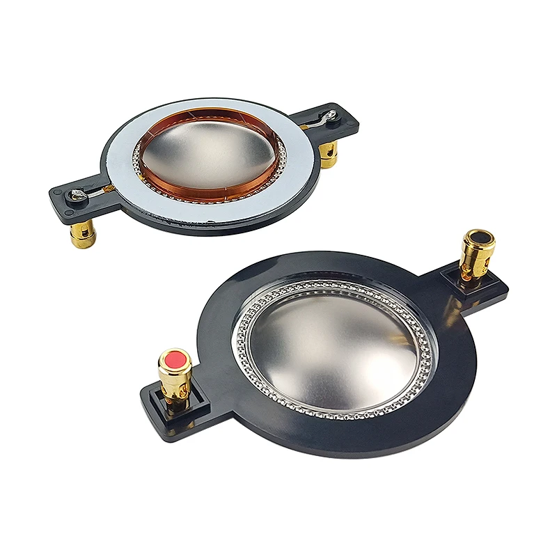 GHXAMP-Voice Coil Titanium Film Chifre Tweeter, Diafragma Anel Driver, Treble Speaker, Acessórios de Reparação, DIY, 51,3mm, 2Pcs