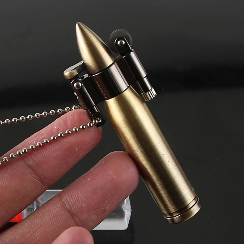 Mini Bullet Petrol/Petroleum/Kerosene Lighters Cigarette Cigar Pipe Gadgets for Men Gift Smoking Accessories Unusual Lighters