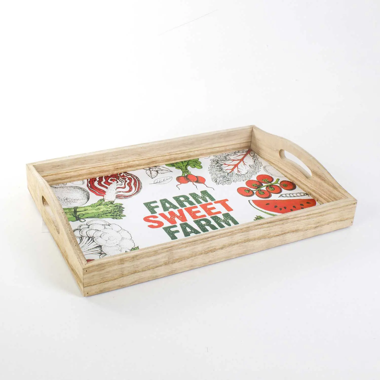 

DOLBOVI Euro Flora Vegetables Pattern Wooden tray 46,5x31,5x5,7 Cm tray поднос plateau de service