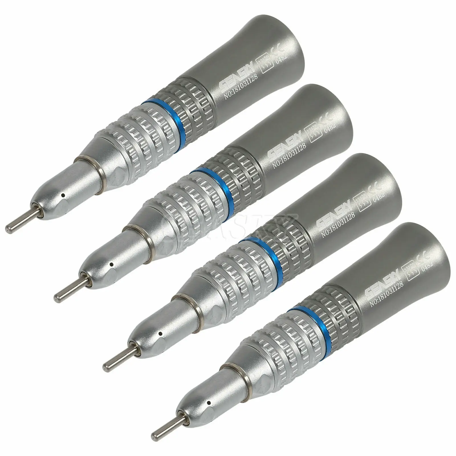 4PCS NSK Style Dental Slow Low Speed Straight Handpiece Nose Cone Standard E-type Connector dental lab Suitable for polishing