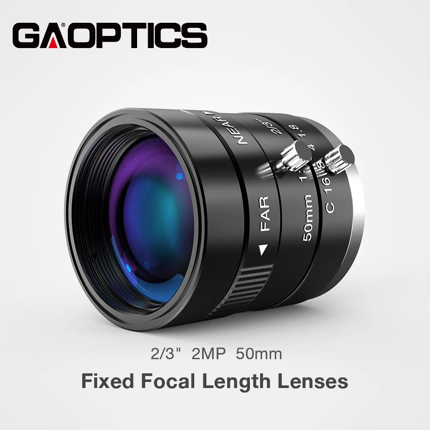 

High Resolution 50mm Machine Vision Industrial Lens