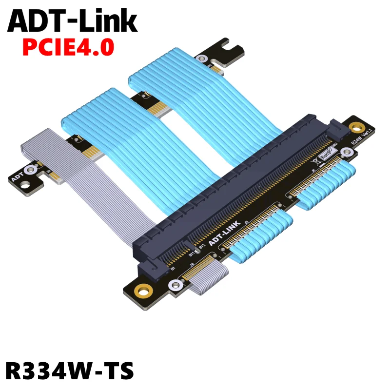 

PCIE4.0 ADT graphics card extension cable dual reverse PCIE 4.0 x16 ITX A4 chassis full speed stable 16x Chassis Cord