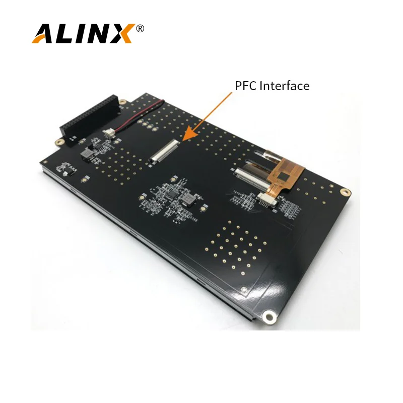 Alinx-an970 módulo de tela lcd tft capacitiva, 7 polegadas, 5 pontos, para quadro fpga