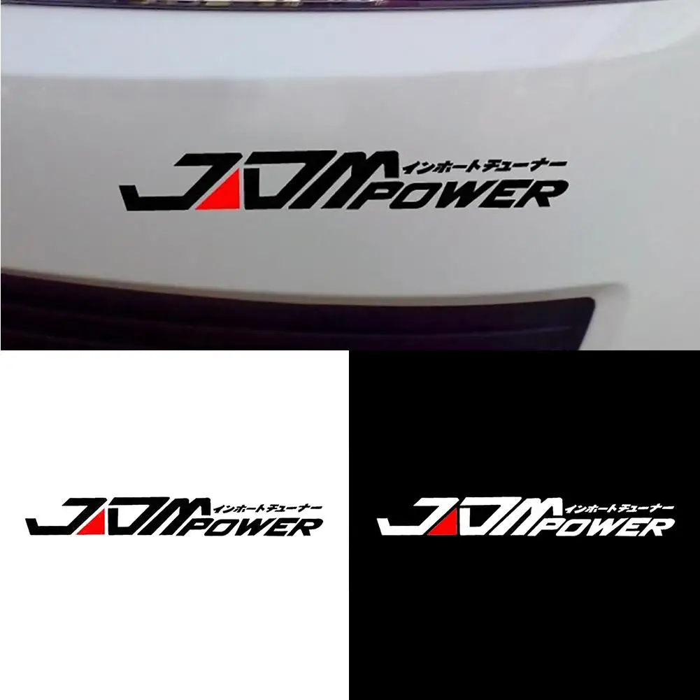 Car Sticker JDM POWER Car Sticker Window Bumper Decal for Honda Mitsubishi автоаксессуары для авто 2020