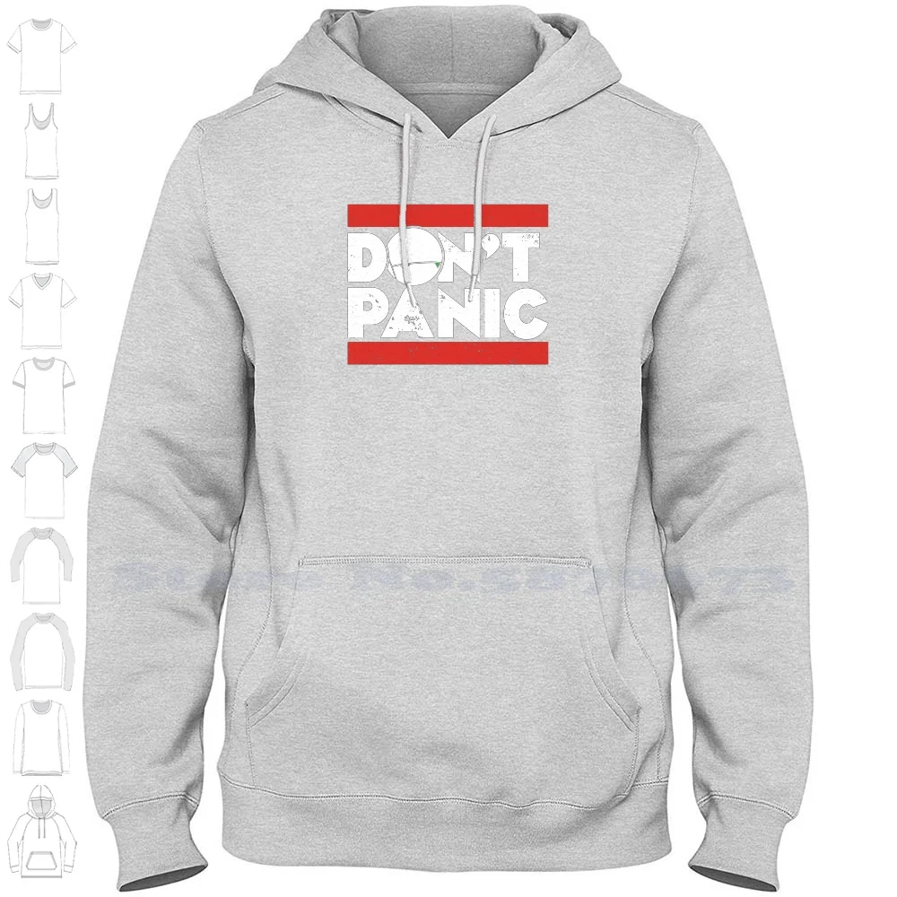 Hoodies Sweatshirt For Men Women Dont Panic Hitchhikers Guide Galaxy 42 Panic Space Book Dont Geek Science Life The