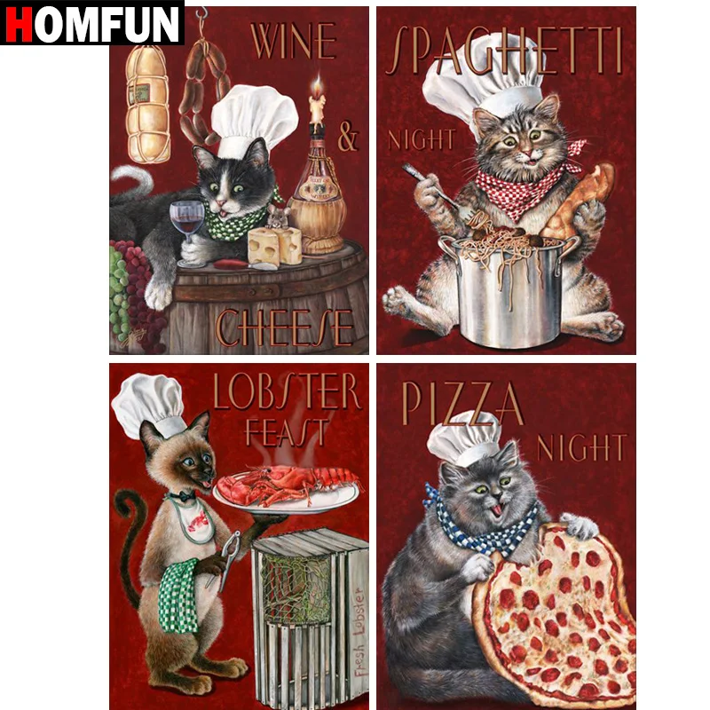 HOMFUN Full Square/Round Drill 5D DIY Diamond Painting 