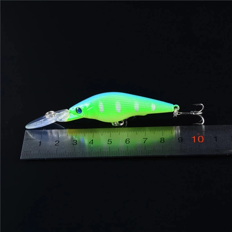 1PCS Minnow Fishing Lure 90mm 6.6g Floating Hard Bait Wobbler Jig Bait Crankbait Carp Striped Bass Pesca Fishing Tackle SwimBait